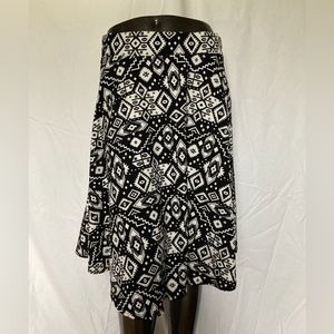 J.M. Fleurette formal boho midi skirt